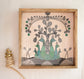 A Tribal Peacock Small Tray - Green