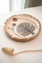 A Tree Of Hope Round Platter - Ivory Mustard