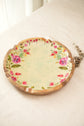 Garden of Flowers Round Platter : Green