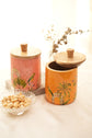 Rang Barse Air Tight Jar : Pink & Orange