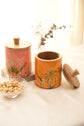 Rang Barse Air Tight Jar : Pink & Orange