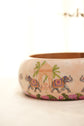 Shahi Mahal Peach Purple Wooden Bowl