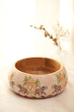 Shahi Mahal Peach Purple Wooden Bowl