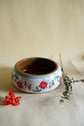 Phool Rangoli  Wooden Bowls - Red