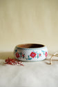 Phool Rangoli  Wooden Bowls - Red