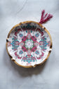 Boho Collection Round Platter - Bright Pink