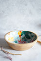 Tropical Colours Wooden Serving Bowls - Ice Blue