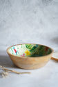 Tropical Colours Wooden Serving Bowls - Green