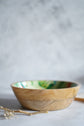 Tropical Colours Wooden Serving Bowls - Green