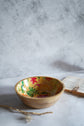 Tropical Colours Wooden Serving Bowls - Mustard