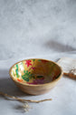 Tropical Colours Wooden Serving Bowls - Mustard