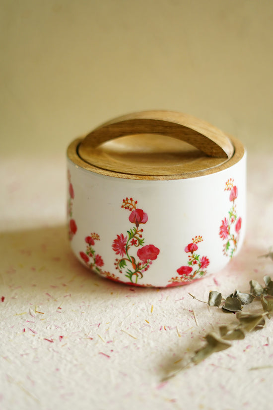 Bloom Vertical Bowl Jar : Bright Pink