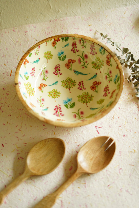 Mango Bloom Serving Bowl : Lemon