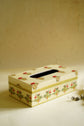 Garden of Flower Buta Tissue Box : Light Green