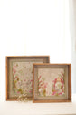 Combo Set of 2 Trays : Lotus Garden Grey Green