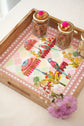 Royal Bird Pink Big Serving Tray