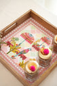 Royal Bird Pink Big Serving Tray
