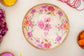 Garden of Flowers Wooden Serving Bowl : Peach