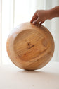 Garden of Flowers Wooden Serving Bowl : Peach