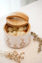 Bloom Vertical Bowl Jar : Ivory