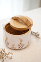 Bloom Vertical Bowl Jar : Ivory