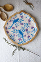 Bird Jaal Big Platters plate - Blue Purple