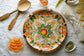 Rangeen Rangoli Round Platter - Yellow