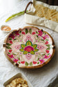 Rangeen Rangoli Round Platter - Purple