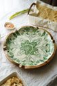 Rangeen Rangoli Round Platter - Green