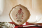 Anaar Ki Kali Small Platter Plate - Maroon Butta