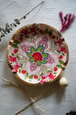 Rangeen Rangoli Round Platter - Pink