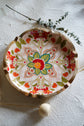 Rangeen Rangoli Round Platter - Orange