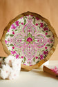 Rangeen Rangoli Big Platters Plate - Purple