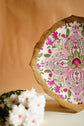 Rangeen Rangoli Big Platters Plate - Purple