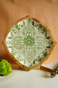 Rangeen Rangoli Big Platters Plate - Green