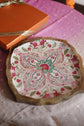 Rangeen Rangoli Big Platters Plate - Pink