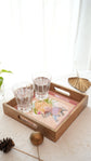 Shahi Mahal Peach Pink Serving Tray