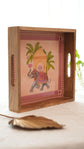 Shahi Mahal Peach Pink Serving Tray