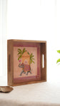 Shahi Mahal Peach Pink Serving Tray
