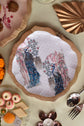 Mor Mahal Small Platter plate - Pink Blue