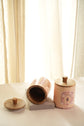 Shahi Aangan Set Of 2 Jars - Peach