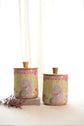 Peacock Garden Air Tight Jars - Lime Green