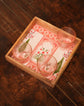 A Rajwada Combo Of Serving Tray & 2 Jars - Pink