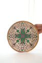 A Tribal Peacock Chip N Dip Set - Green