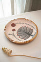 A Tree Of Hope Round Platter : Ivory Red