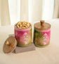 A Nakkashi Set Of 2 Air Tight Jars