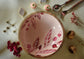 Cashew Wooden Serving Bowls - Pink