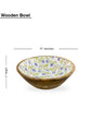 Mor Baagh Wooden Serving Bowls - Lilac