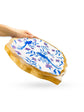 Bird Jaal Big Platters plate - Blue Purple