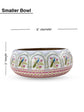 Mor Baagh Wooden Bowls - Pink